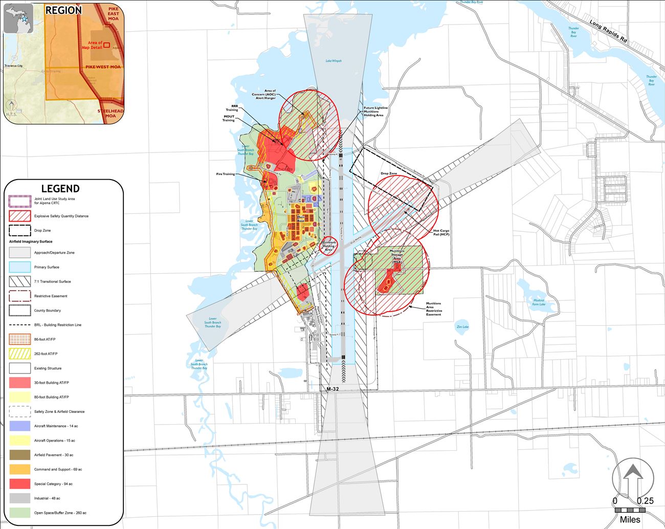 Alpena Operations Map